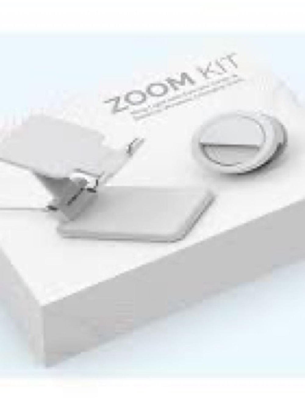 Zoom Kit Phone Stand and Ring Holder in White